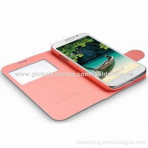Leather Stand Cases for Samsung Galaxy S4, ODM and OEM Orders Welcomed
